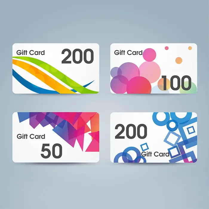 Productos de Impresoras de Tarjetas de regalos